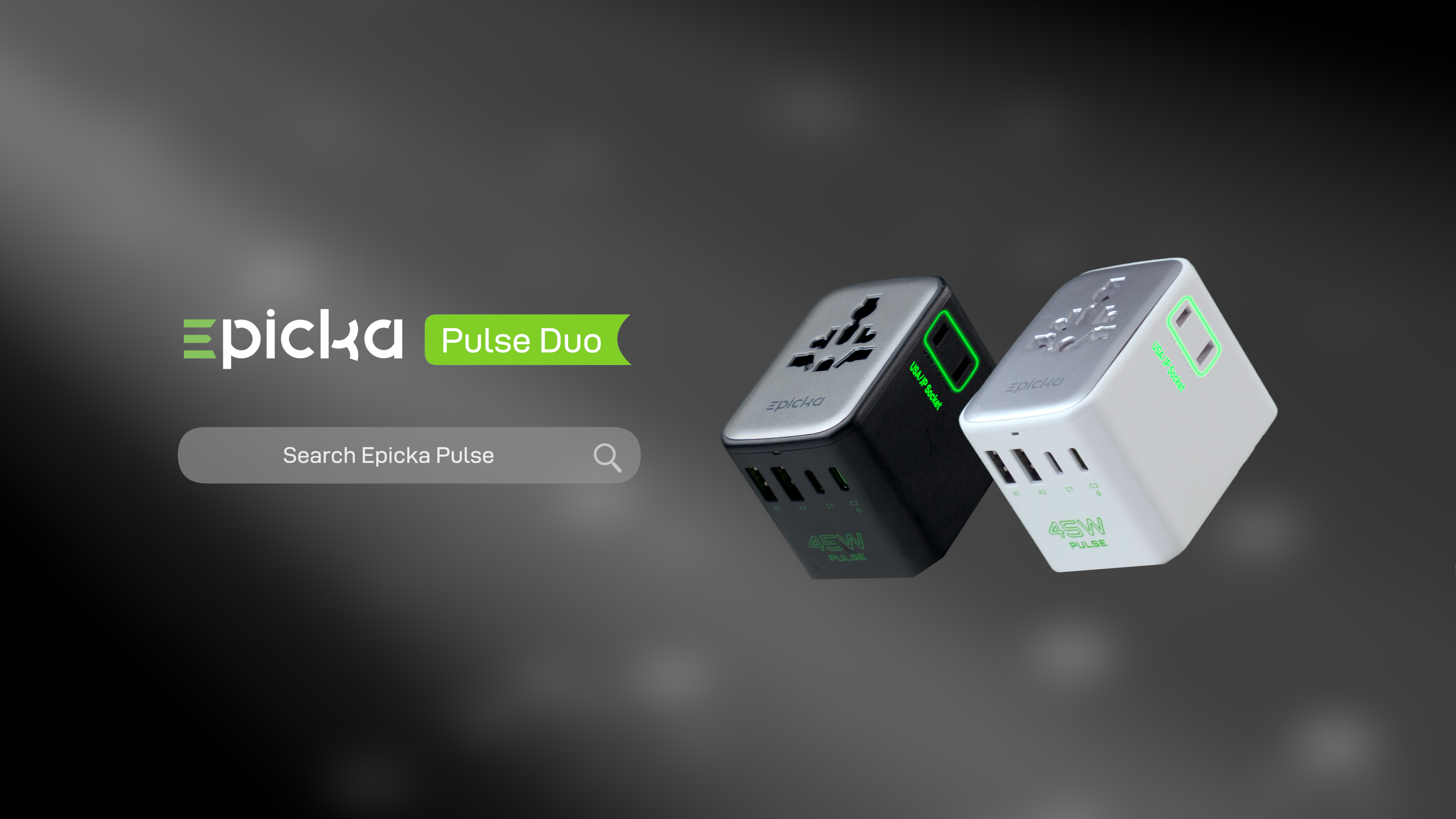 Amazon.com: Epicka Pulse Duo 45W Universal Travel Adapter